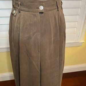 Due per Due 100% Silk Ladies Slacks Sz 14